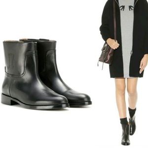 Rag & Bone Holly Flat Leather Ankle Bootie EU38 US 8